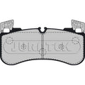 Juratek Front Brake Pad Set JCP8304