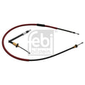 Febi Handbrake Cable Left Rear 49621