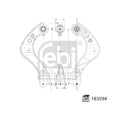 Febi Control/Trailing Arm Upper 183594