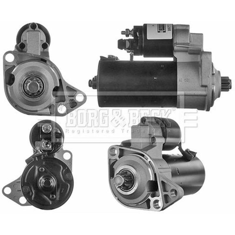 Borg & Beck Starter Motor 12V 1.8kW 9 Teeth BST2298