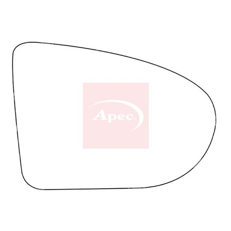 Apec Exterior Wing Mirror Glass Right AMS2154
