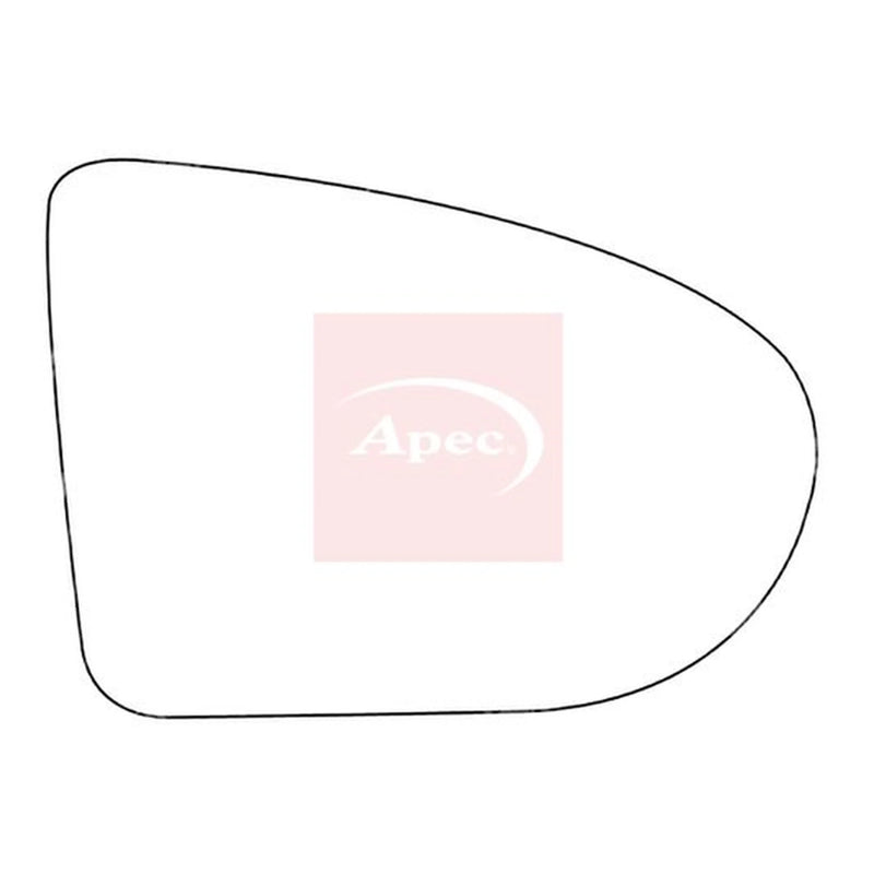 Apec Exterior Wing Mirror Glass Right AMS2154