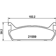 Mintex Rear Brake Pad Set MDB1414