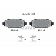 Textar Rear Brake Pad Set 2613601
