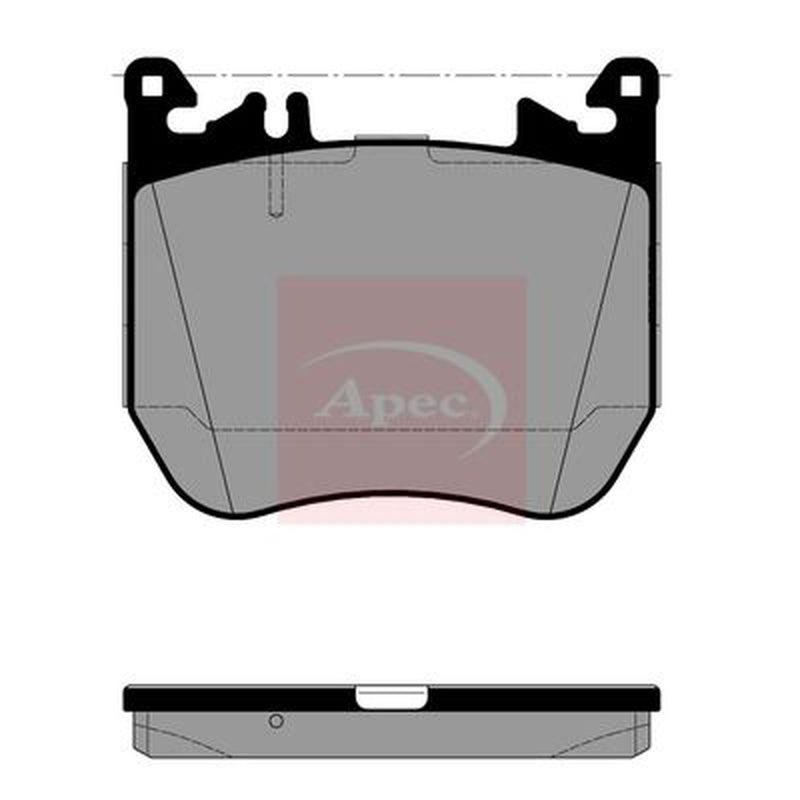 Apec Front Brake Pad Set PAD2509