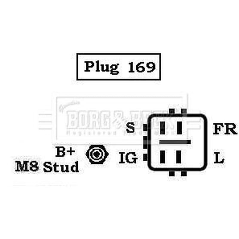 Borg & Beck Car Alternator 12V BBA2515