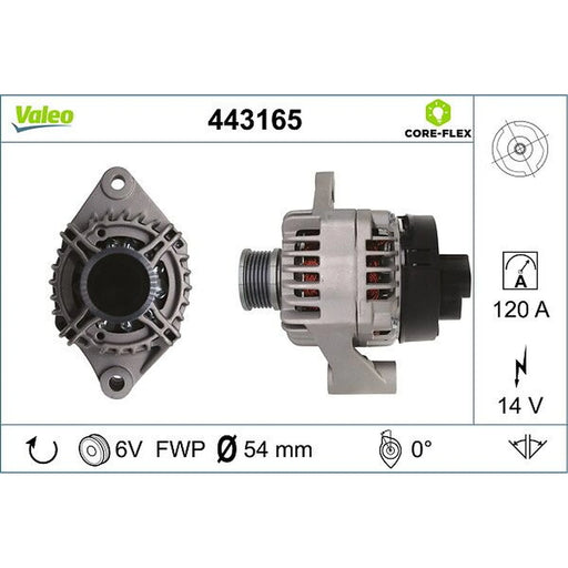Valeo Car Alternator 12V 443165