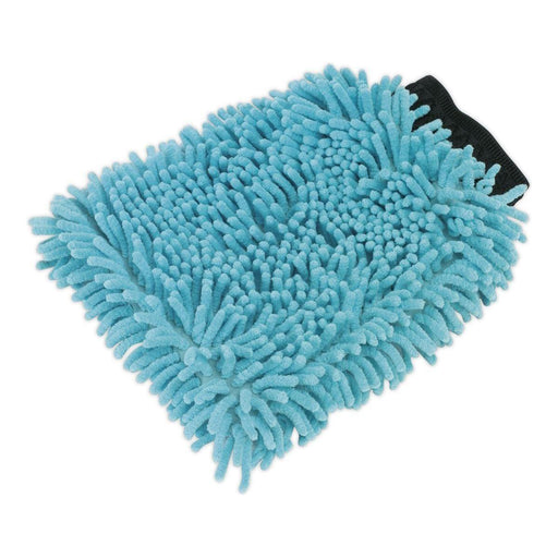 Sealey Shaggy Microfibre Mitt 2-in-1 CC77 Sealey  - Town Parts