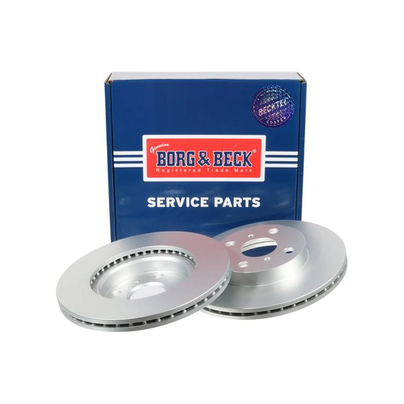 Borg & Beck 2 x Vented Front Brake Discs BBD4175