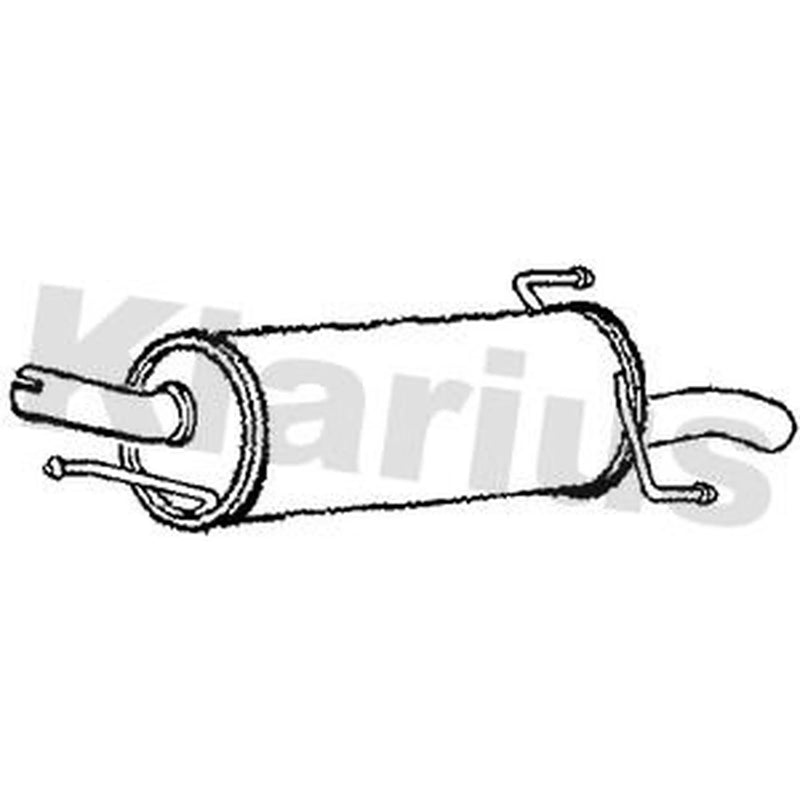 Klarius Box With Tail Pipe Rear GM431T