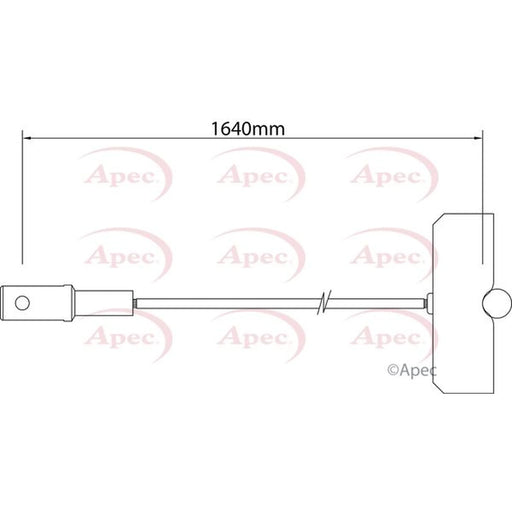 Apec Handbrake Cable Centre CAB1542
