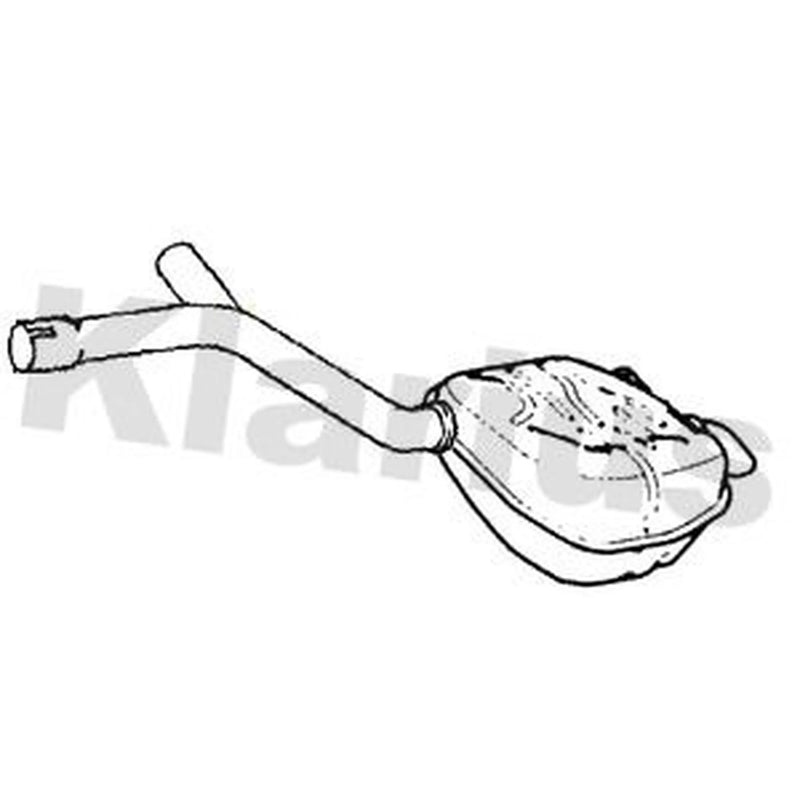 Klarius Box With Tail Pipe Left Rear FE1173P