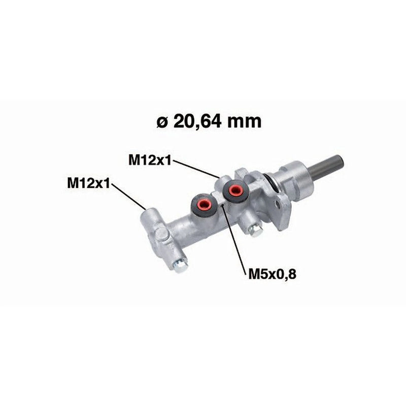 Valeo Brake Master Cylinder Hydraulic Assembly 400833