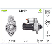 Valeo Starter Motor 12V 1kW Teeth 438131