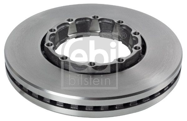 Febi 2 x Brake Disc Set Internally Vented Rear