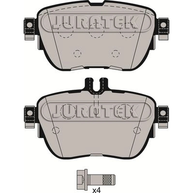 Juratek Rear Brake Pad Set JCP8166