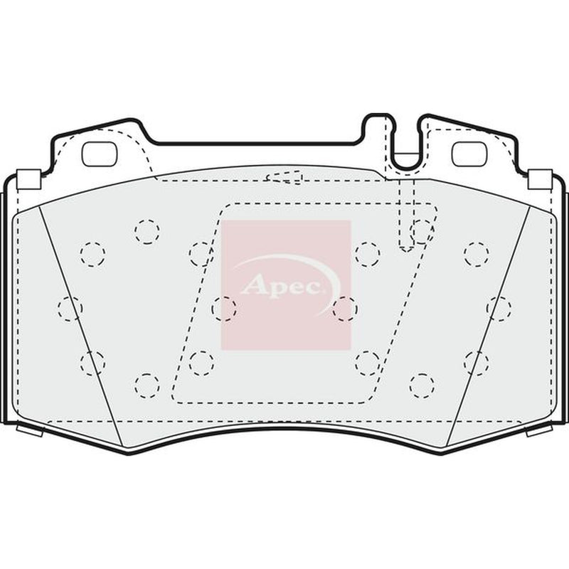 Apec Front Brake Pad Set PAD1153