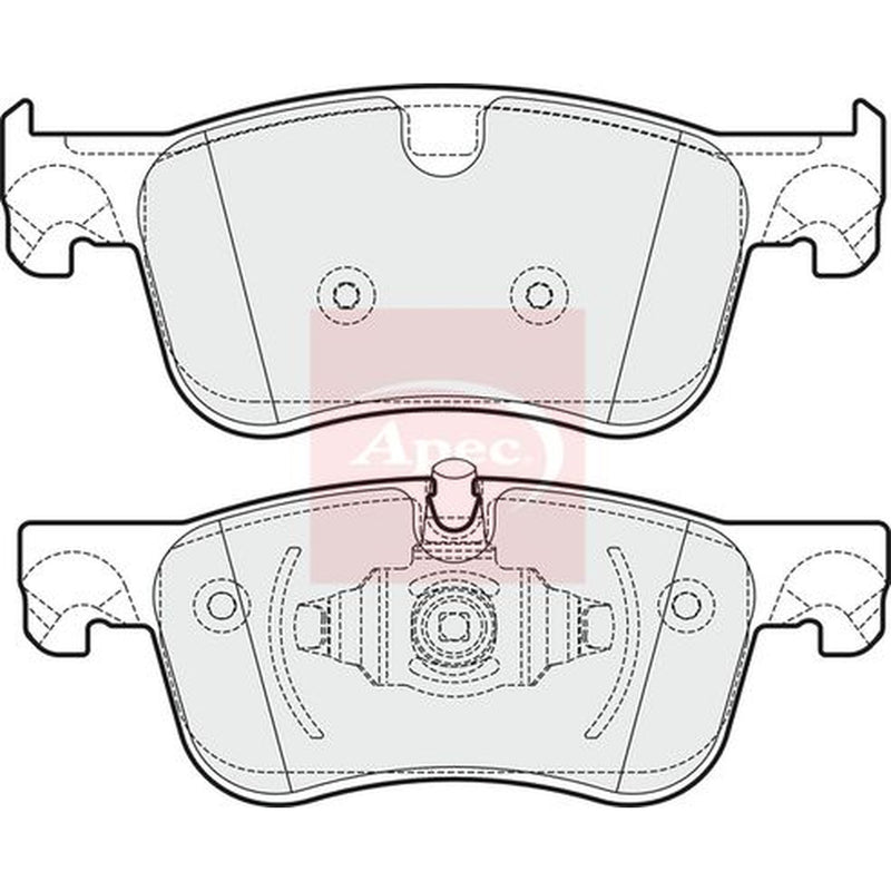 Apec Front Brake Pad Set PAD2003
