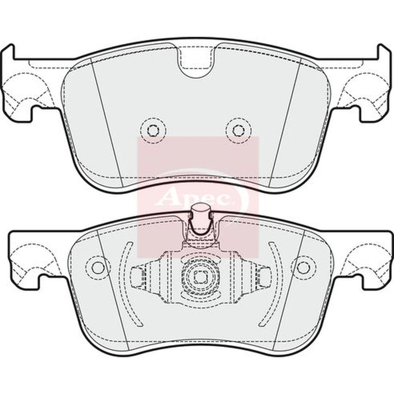 Apec Front Brake Pad Set PAD2003