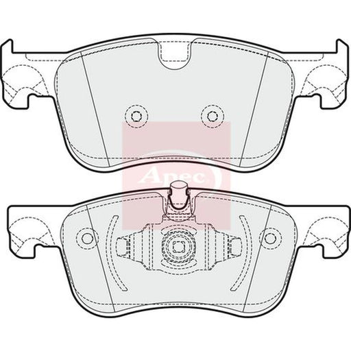 Apec Front Brake Pad Set PAD2003