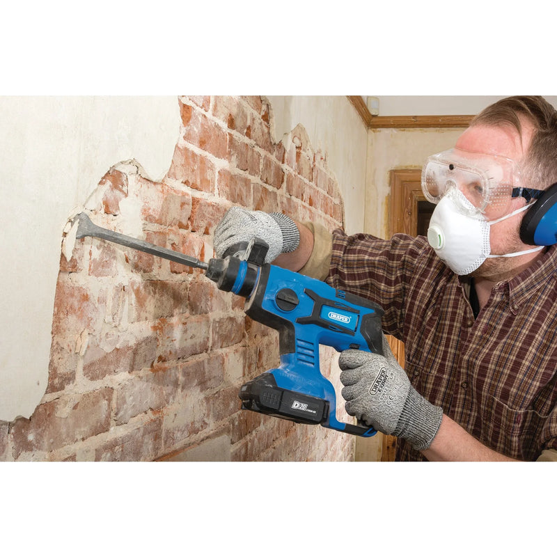 D20 SDS+ Rotary Hammer Drill 20V with 2 x 2.0Ah Batteries
