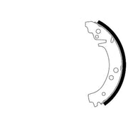 Textar Brake Shoe Set Axle Kit 91029100