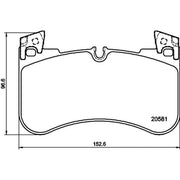 DON Front Brake Pad Set PCP1625