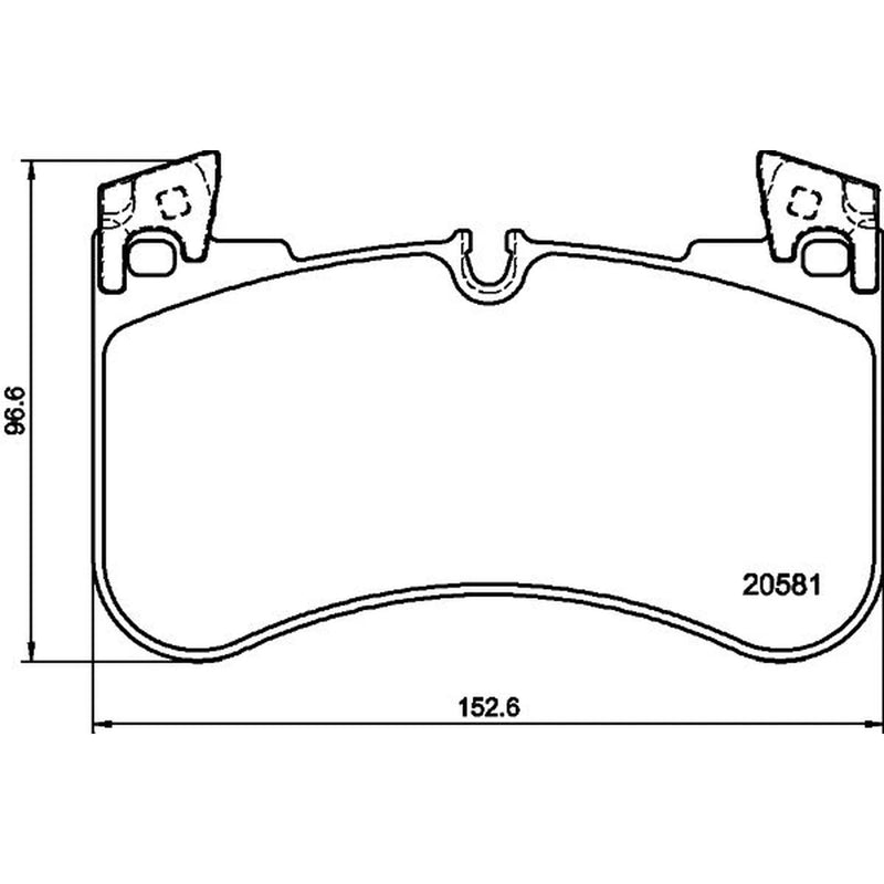 DON Front Brake Pad Set PCP1625