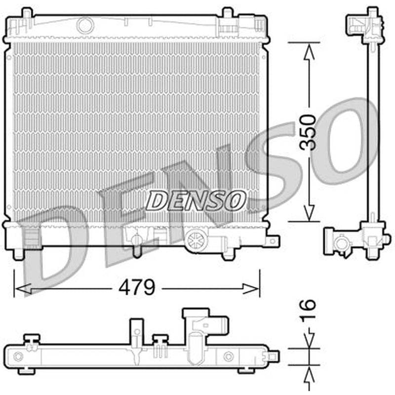 Denso Engine Radiator DRM50078
