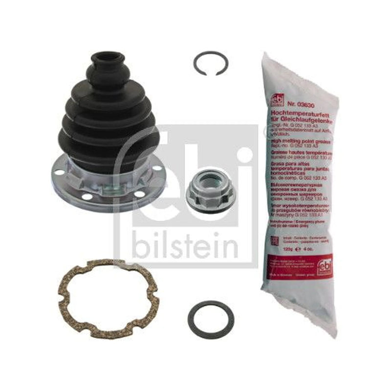Febi Drive Shaft Bellow Kit transmission sided Rubber 101119