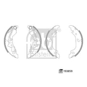 Febi Brake Shoe Set Axle Kit Rear 193859