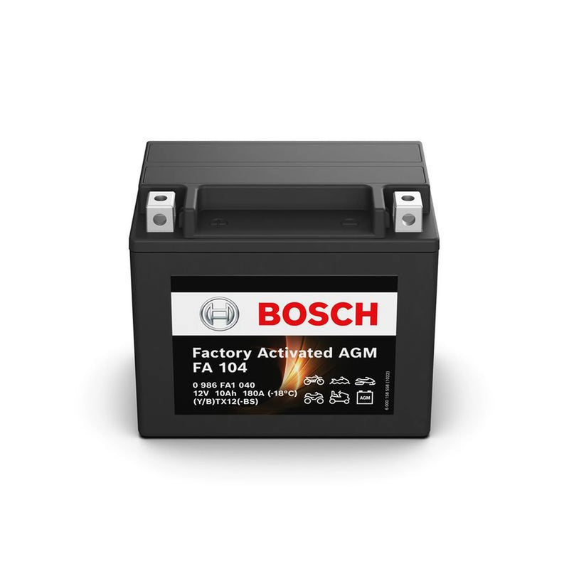 Bosch Batteries Battery 12V 10Ah 180A 0 986 FA1 040