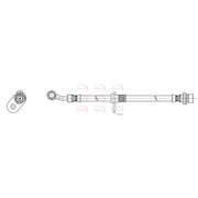 Apec Brake Hydraulic Hose Line Front Right HOS4511