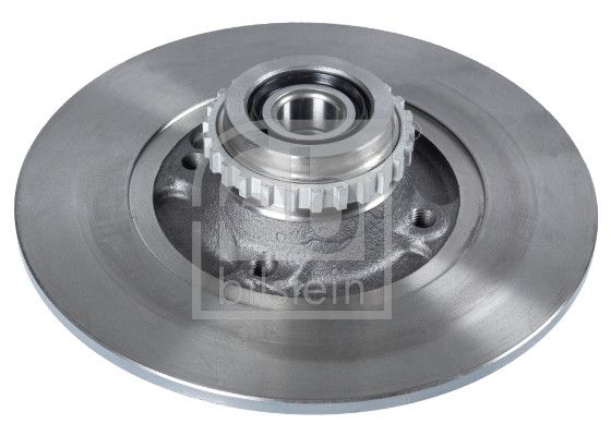Febi 2 x Brake Disc Set Solid Rear