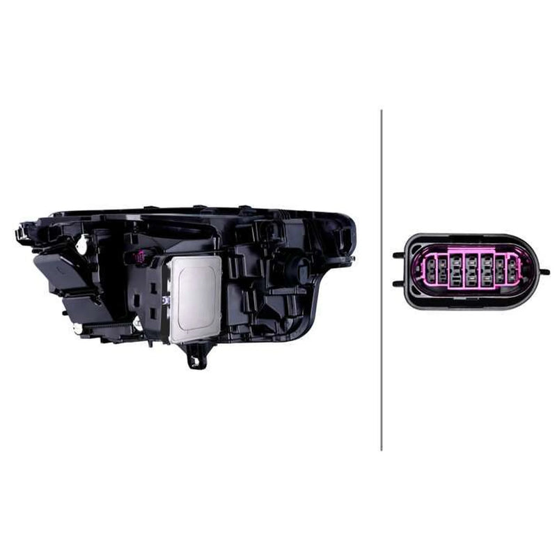 Hella Headlight Headlamp LED Left 1LX 016 220-531
