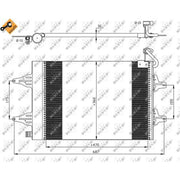 NRF Air Conditioning Condenser 35480