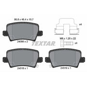 Textar Rear Brake Pad Set 2408601