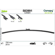 Valeo Driver side Wiper Blades 583991