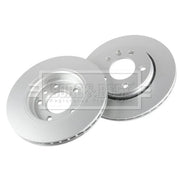 Borg & Beck 2 x Vented Rear Brake Discs BBD4387