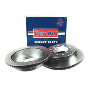 Borg & Beck 2 x Vented Rear Brake Discs BBD5427