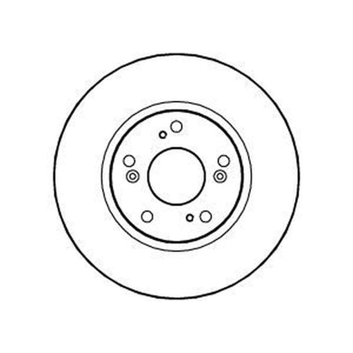 Abtex 2 x Vented Front Brake Discs BD1267V