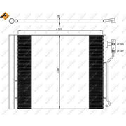 NRF Air Conditioning Condenser 35971