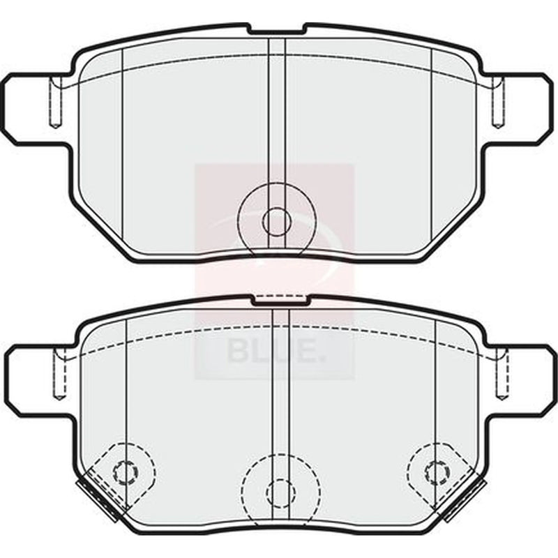 Apec Rear Brake Pad Set PD3666