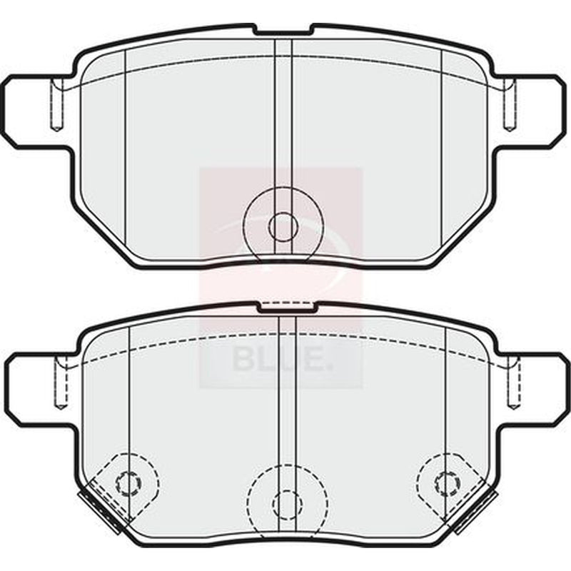 Apec Rear Brake Pad Set PD3666