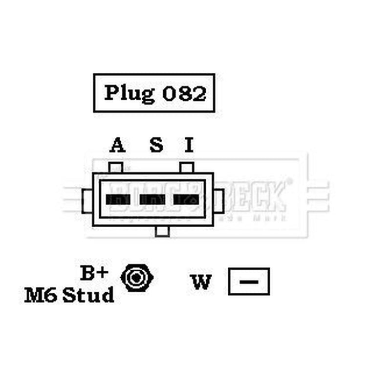 Borg & Beck Car Alternator 12V BBA2379