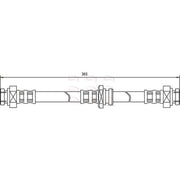 Apec Brake Hydraulic Hose Line Rear HOS3380