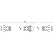 Apec Brake Hydraulic Hose Line Rear HOS3380