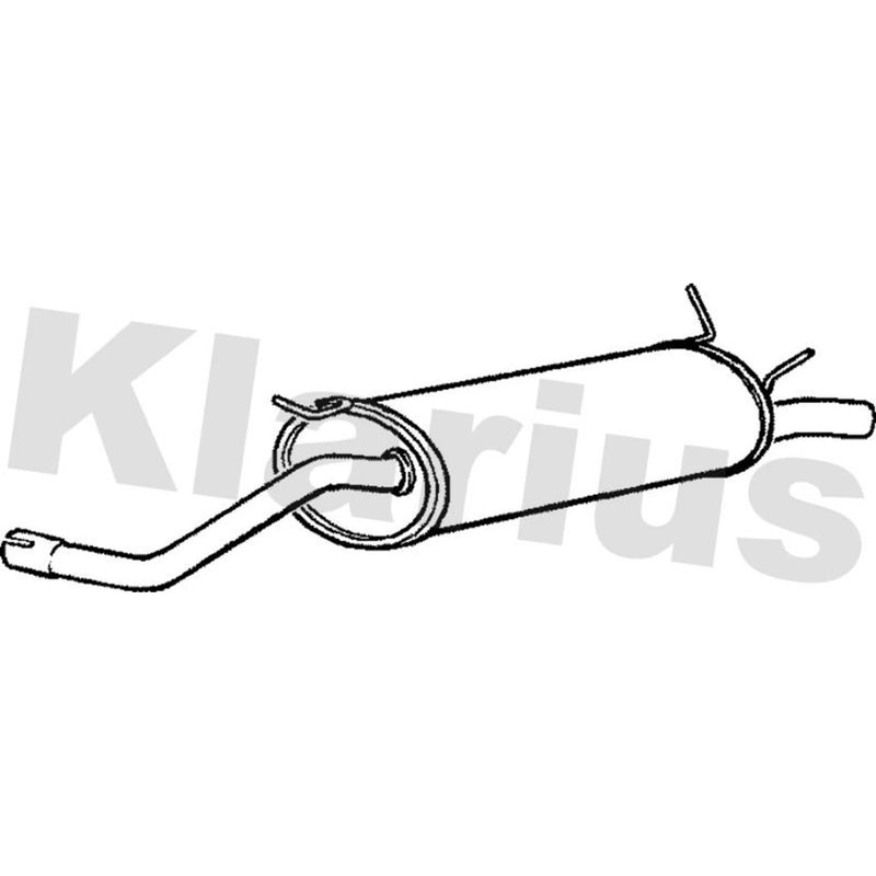 Klarius Box With Tail Pipe Rear RN643G