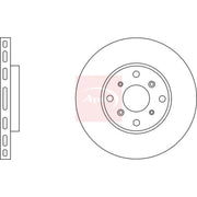 Apec 2 x Vented Front Brake Discs DSK2027