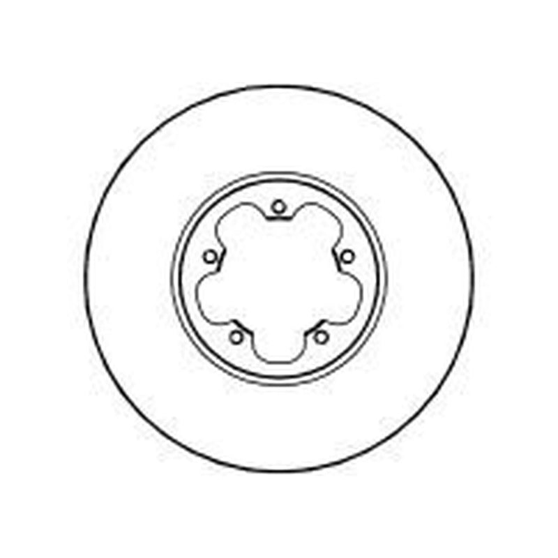 Abtex 2 x Vented Front Brake Discs BD1348V